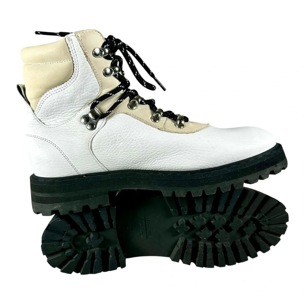 & Other Stories Women’s Leather Lace-Up Hiking Boots US 7 - Picture 16 of 16